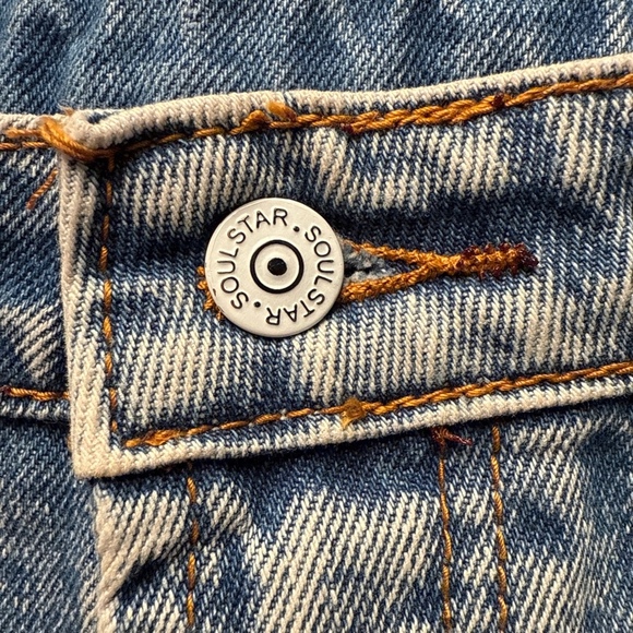 Soul Star distressed denim shorts” sz m (6-8) - Picture 4 of 5